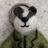 Badger Felt Keyring Assorted