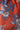 Fabric Gift Bag Vintage Floral Rust
