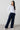 Dockside Stretch Twill Wide Leg Trousers Navy