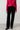 Strachan Stretch Cord Wide Leg Trouser Black | Lily and Me Clothing