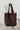 Jumbo Cord Tote Bag Chocolate
