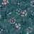 Damson Printed Knit Midi Dress Sea Mist