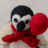 Party Penguin Felt Keyring Assorted