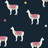 Laughing Llama Bamboo Socks Navy