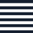 Multiband Navy / Ecru Stripe
