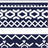 Chestnut Knitted Fair Isle Jacket Navy
