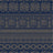 Susanna Roll Neck Fair Isle Tunic Navy