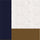 Grove Colour Block Knitted Waistcoat Ecru