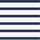Caroline Striped Organic Cotton Jersey Top Navy/Ecru