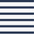 Caroline Striped Organic Cotton Jersey Top Navy/Ecru