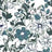 Violet Ditsy Cosmetics Pouch