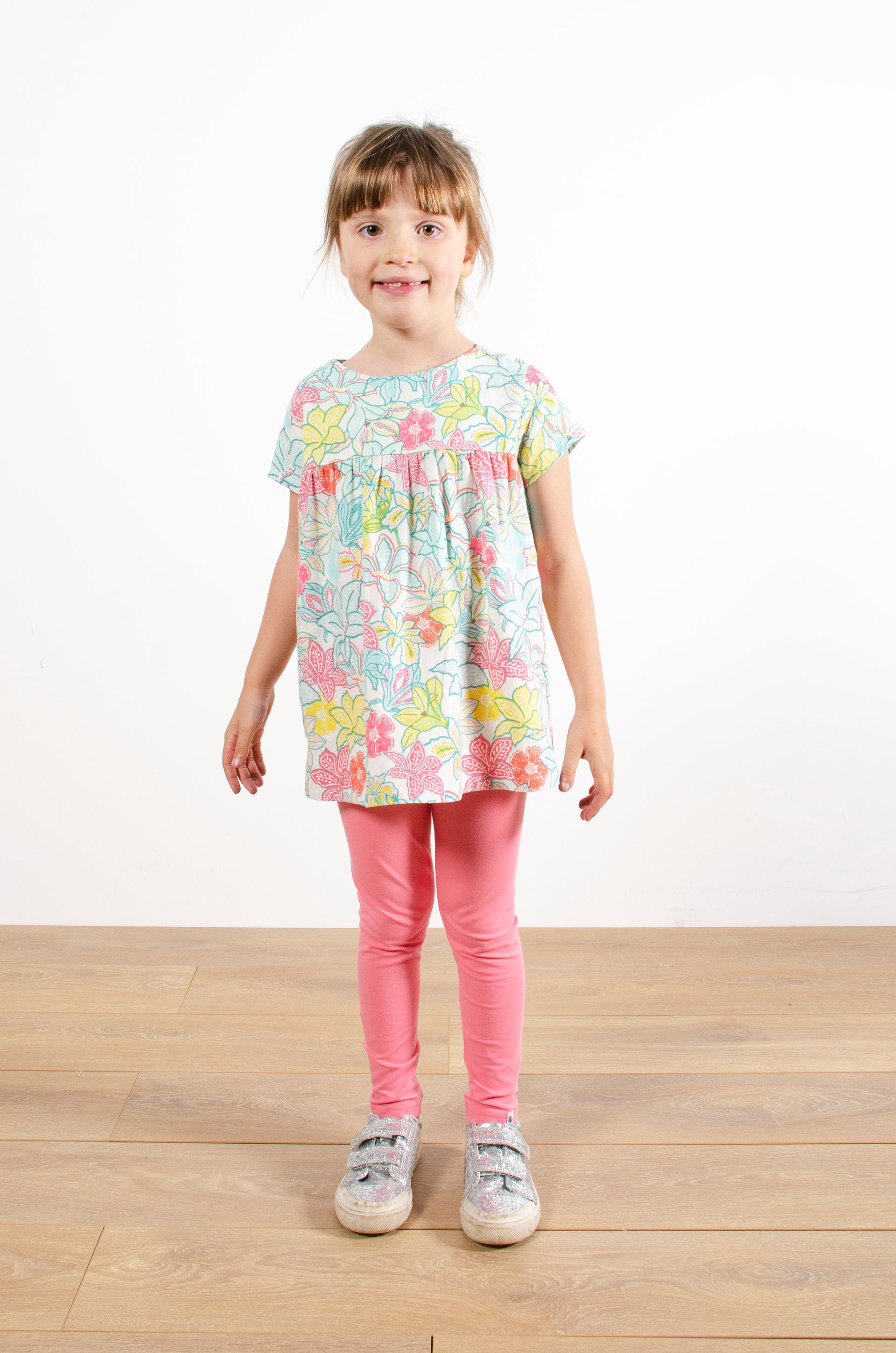 Pop on Tropical Floral Top
