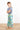 Harem Sloth Print Teal Jersey Trousers