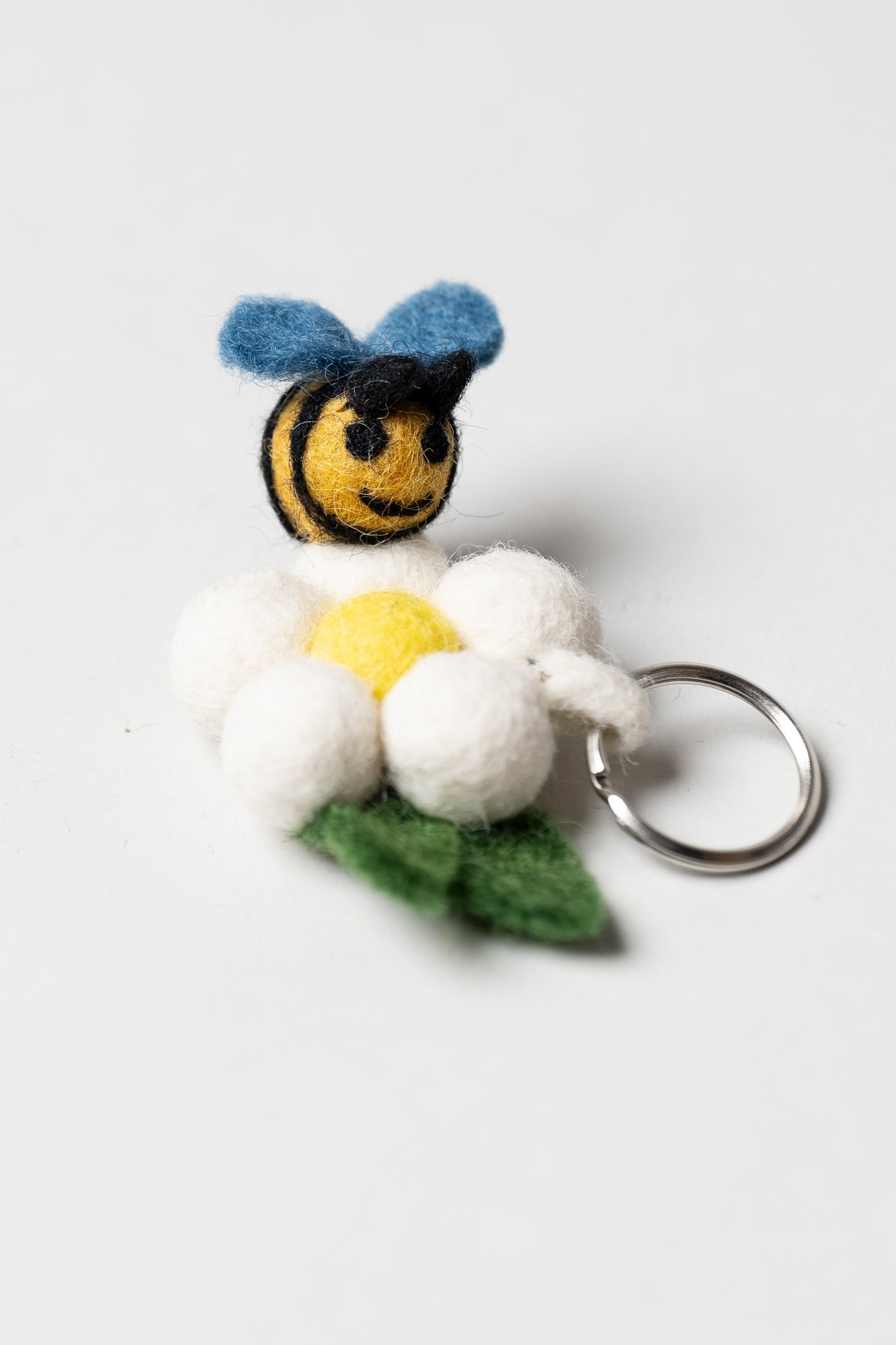 Bumble Bee Felt Keyring