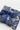 Fabric Gift Bag Shibori Navy