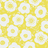 Two Colour Floral Yellow White Leggings