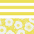 Mix and Match Yellow Stripe Flower Dress