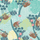 Harem Sloth Print Teal Jersey Trousers