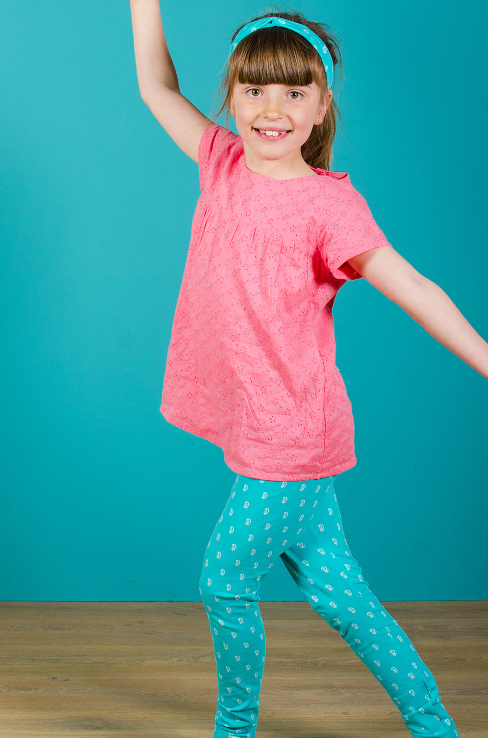 Block Print Geo Leggings