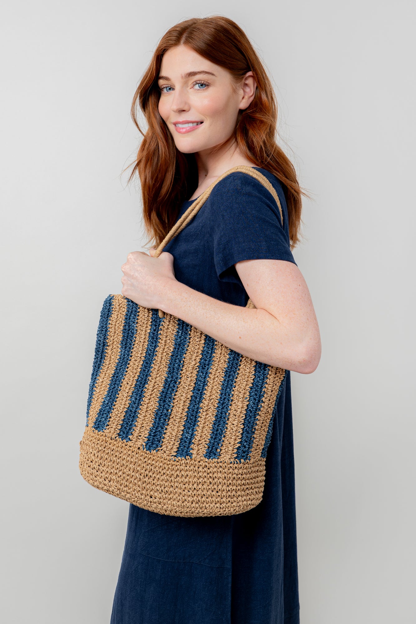 Raffia Shoulder Bag
