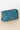 Flower Print Cosmetics Bag Teal | Lily and Me Clothing