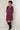 Elmore Organic Jersey Shirt Dress Mulberry | Lily and Me Clothing