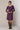 Halmore Long Sleeve Jersey Dress Mulberry | Lily and Me Clothing