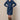 Ida Cowl Neck Dress Blue | Lily and Me Clothing