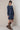 Sage Printed Swing Dress Blue | Lily and Me Clothing