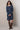 Helen Knee-Length Shift Dress Blue | Lily and Me Clothing