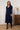 Rose Wrap Dress Navy | Lily and Me Clothing