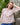 Zoe Cotton Jacquard Keyhole Neck Blouse | Lily and Me Clothing
