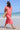 Summer Breeze Linen Blend Midi Dress Cerise | Lily and Me Clothing