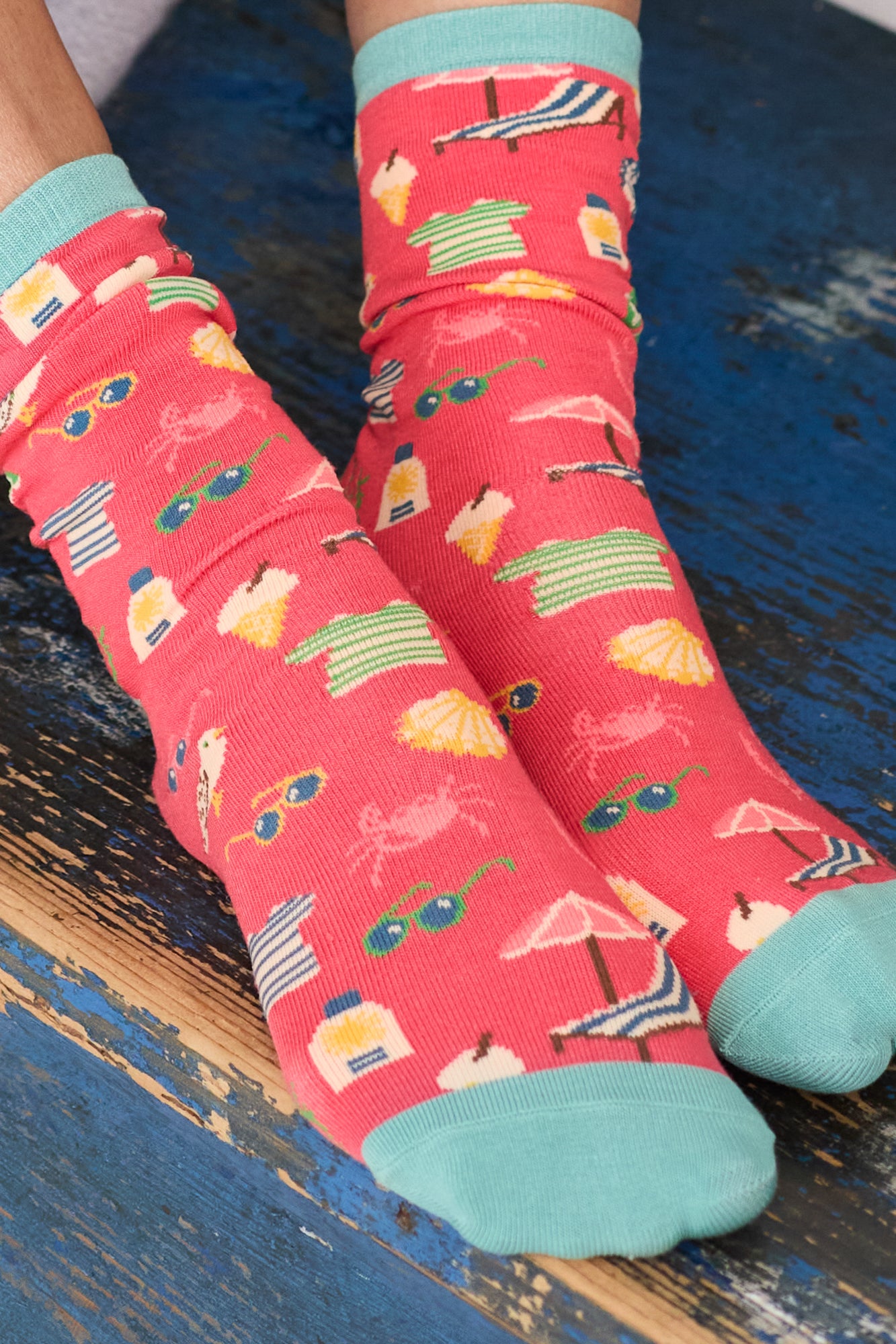 At Beach Bamboo Socks