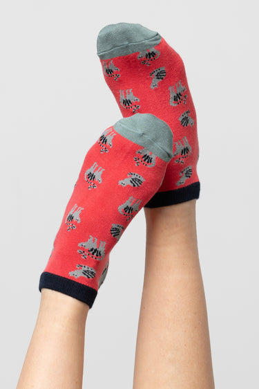 Claudia Cat Trainer Socks and Keyring Giftbox | Lily and Me Clothing