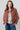 Ash Stretch Cotton Jumbo Cord Jacket Antique Rose | Lily and Me Clothing