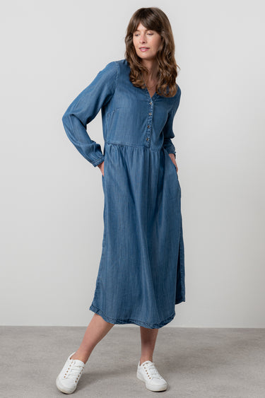 Ellington Tencel™ Denim Midi Dress