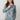 Patsy Organic Cotton Ditsy Shirt Ice Blue | Lily and Me Clothing