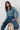 Bowbridge Printed Cotton Jersey Shirt Petrol | Lily and Me Clothing
