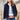 Ash Stretch Cotton Jumbo Cord Jacket Navy | Lily and Me Clothing