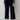 Isla Stretch Jumbo Corduroy Cropped Trousers Navy | Lily and Me Clothing