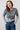 Angela Printed Knit Top Grey | Lily and Me Clothing