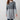 Angela Long Sleeve Printed Knit Tunic Grey | Lily and Me Clothing