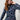 Bowbridge Printed Cotton Jersey Shirt Navy | Lily and Me Clothing