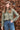 Sage Frill Organic Brushed Cotton Checked Blouse Multi | Lily and Me Clothing