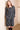 Frampton Long Sleeve Printed Dress Navy | Lily and Me Clothing