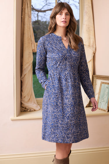 Fable Organic Cotton Jersey Dress Cobalt