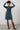 Halmore Long Sleeve Jersey Dress Navy | Lily and Me Clothing
