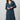 Hazel Crossover Jersey Dress Navy | Lily and Me Clothing