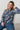 Rachel Frill Printed Blouse Navy | Lily and Me Clothing